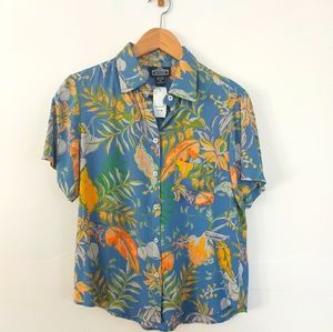 NWT Angie Floral Button-down